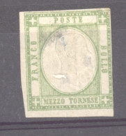 Italie  -  Province Italienne  :  Yv  10a  (*)   Vert Jaune - Napels