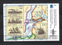 FINLANDE Ca.1986: Bloc Obl. CAD PJ - Blocks & Sheetlets