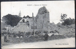 80 - NESLE - Ruines De L'église - Nesle