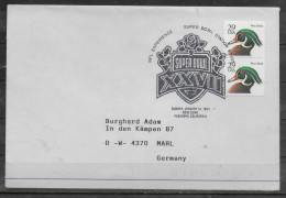 USA  Lettre 1993 Pasadena  Base Ball  Super Bowl Canards - Baseball