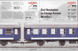 Catalogue MÄRKLIN 1994 Neuheiten  Im Königs-Format Spur 1 - German