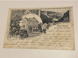 Germany Deutschland Bad Münster Am Stein Ebernburg Villa Flora Art Nouveau Passepartout 17437 Post Card POSTCARD - Bad Münster A. Stein - Ebernburg