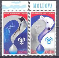 2009. Moldova, Protect Polar Glaciers, 2v,  Mint/** - Moldawien (Moldau)