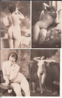 4 Cartes - Femme Nue - Riproduction Di Foto D'epàque - PRIX FIXE - ( Cd059) - Monier