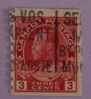 CANADA YT 111bB  OBLITÉRÉ "GEORGE V" ANNÉES 1918/1925 - Used Stamps