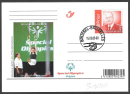 Belgio/Belgium/Belgique: FDC, Intero, Stationery, Entier, Ginnastica (anelli), Gymnastics (rings), Gymnastique (anneaux) - Ginnastica