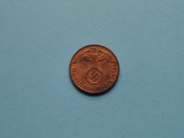 1938 F > 1 Reichspfennig ( Zie/voir SCANS Voor Detail ) >> ( Uncleaned ) ! - 1 Reichspfennig