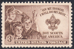 !a! USA Sc# 0995 MNH SINGLE (a2) - Boy Scouts - Unused Stamps