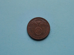 1938 F > 2 Reichspfennig ( Zie/voir SCANS Voor Detail ) >> ( Uncleaned ) ! - 2 Reichspfennig