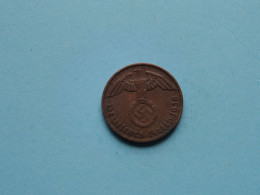 1938 J > 2 Reichspfennig ( Zie/voir SCANS Voor Detail ) >> ( Uncleaned ) ! - 2 Reichspfennig