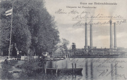 Deutsches Reich PPC Gruss Aus Niederschöneweide. Uferpartie Bei Hasselwerder. J. Gardiner, Berlin BERLIN 1911 (2 Scans) - Treptow