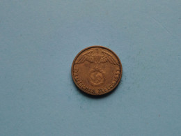 1937 J > 5 Reichspfennig ( Zie/voir SCANS Voor Detail ) >> ( Uncleaned ) ! - 5 Reichspfennig