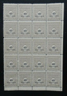 Frankreich Mi 650 **/* , 20 Er Block , Y 703 MNH/MH , Alliierte Truppen - 1944-45 Triumphbogen