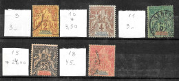 1C125 - SENEGAL - LOT DE TIMBRES OBLITERES - COTE 78.50 € - Used Stamps