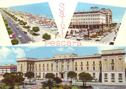 Cartolina Pescara - Saluti Con Vedutine - Pescara