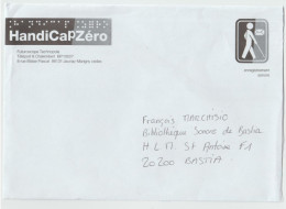Entier Enveloppe TSC Cécogramme HandiCapZéro - Prêts-à-poster: TSC Et Repiquages Semi-officiels