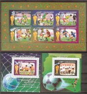 LIBYA World Cup-86(soccer),space Sheetlet+2 S/Sheets  MNH - Andere & Zonder Classificatie