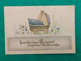 Geburt Baby Prägekarte 475 - Naissance