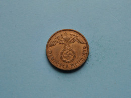 1938 E > 10 Reichspfennig ( Zie/voir SCANS Voor Detail ) >> ( Uncleaned ) ! - 10 Reichspfennig