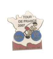 PINS PIN'S SPORTS 1818 VELO CYCLISME TOUR DE FRANCE LCL EDF COGNAC ANGOULEME - Cycling