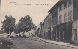 (255)  CPA  Pont De Vaux Place Michel Poizat - Pont-de-Vaux