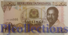 TANZANIA 5000 SHILINGI 1995 PICK 28 UNC - Tanzania