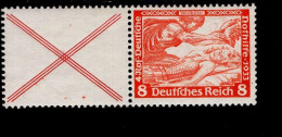 Deutsches Reich  W 51 Wagner MLH Mint Falz * (2) - Markenheftchen  & Se-tenant