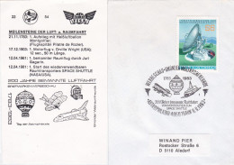 200 Jahre Bemannte Luftfahrt - Vom Montgolfier Zum Space Shuttle - Traun, 9.9.1983 - Cartas & Documentos