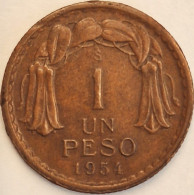 Chile - Peso 1954, KM# 179 (#3424) - Cile