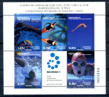 Spain 2003 España / World Swimming Championship MNH Campeonato Mundial Natación Y Saltos / Il33  1-41 - Swimming