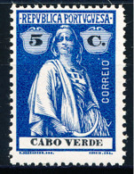 Cabo Verde - 1914 - Ceres / 5C - Chalky Paper - MNH - Islas De Cabo Verde