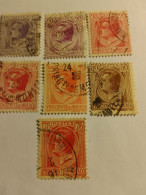 YT 77A à 81 Et 87 Et 91 - Used Stamps