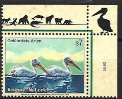 UNO Vienna - MNH ** 1999 : Dalmatian Pelican  -  Pelecanus Crispus - Pelikanen