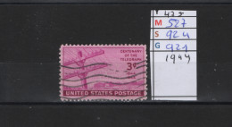 PRIX FIXE Obl 475 YT 527 MIC 924 SCO 921 GIB Centenaire Du Télégraphe 1944 Etats Unis 58A/04 - Used Stamps