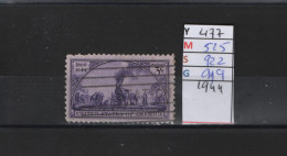 PRIX FIXE Obl 477 YT 525 MIC 922 SCO 919 GIB 75e Anniversaire Chemin  Fer 1944 Etats Unis 58A/04 - Used Stamps