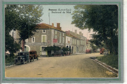 CPA - DAMAZAN (47) - Aspect Du Café-Hôtel Du Midi Sur Le Boulevard Du Midi Au Début Du Siècle - Carte Colorisée - Damazan