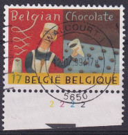 Chocolat Belge WALCOURT CHOCOLATE BELGIAN BORD DE FEUILLE - Datiert