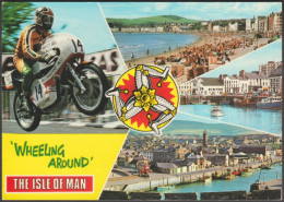 Wheeling Around The Isle Of Man, C.1980s - Bamforth Postcard - Ile De Man