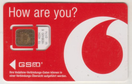 GERMANY - How Are You? , Vodafone GSM Card , Mint - GSM, Voorafbetaald & Herlaadbare Kaarten