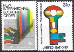 UNITED NATIONS # NEW YORK FROM 1980 STAMPWORLD 340-41** - Unused Stamps