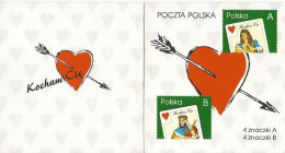 Poland Stamps (L090): MNH ZC.3486-87 I Love You (VI) Stamp Notebook - Neufs