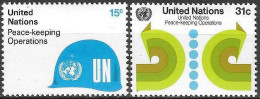 UNITED NATIONS # NEW YORK FROM 1980 STAMPWORLD 344-45** - Nuovi