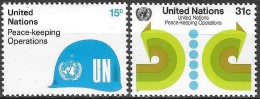 UNITED NATIONS # NEW YORK FROM 1980 STAMPWORLD 344-45** - Neufs