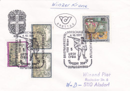 Briefemarkenwerbenschau Volksbrauchtum - Wien - 1991 - Storia Postale