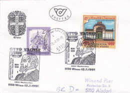 Otto Wagner - Wien - 1991 - Cartas & Documentos