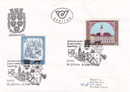 Sonderschau Des BSV - 5 Jahre Landes-haupstadt - Saankt Polten - 1991 - Storia Postale