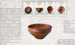Keramik 1990 China 2294/7 ** 5€ Auf So.-Bl. Malerei Auf Teller Krug Schalen Ss Hoja Porcellan History Art Sheet Bf Chine - Porzellan