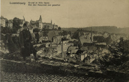 G - D. Luxembourg // Ville // Grund Et Ville Haute - Von Den Kaserne Aus Gesehen (Wache - Militair) 19?? - Luxemburg - Town