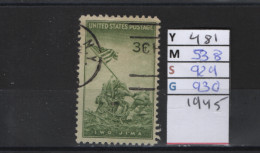 PRIX FIXE Obl 481 YT 538 MIC 929 SCO 930 GIB Prise D'Ivo Jima 1945 Etats Unis 58A/04 - Used Stamps