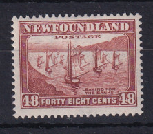 Newfoundland: 1932/38   Pictorial  SG228c     48c      MH - 1908-1947